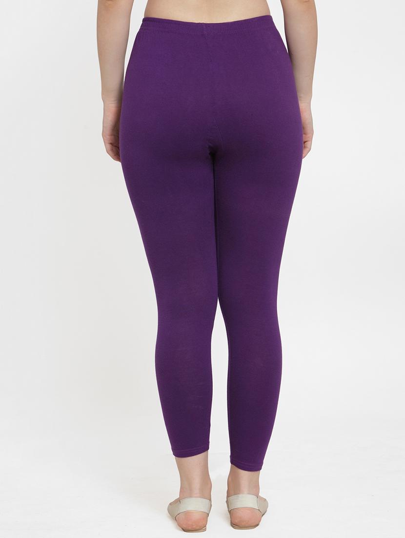 multi colored cotton lycra leggings - 18886251 - Standard Image - 4