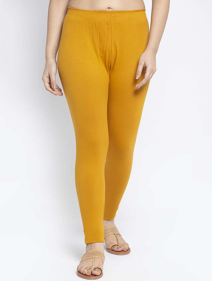 multi colored cotton lycra leggings - 18886265 -  Standard Image - 1