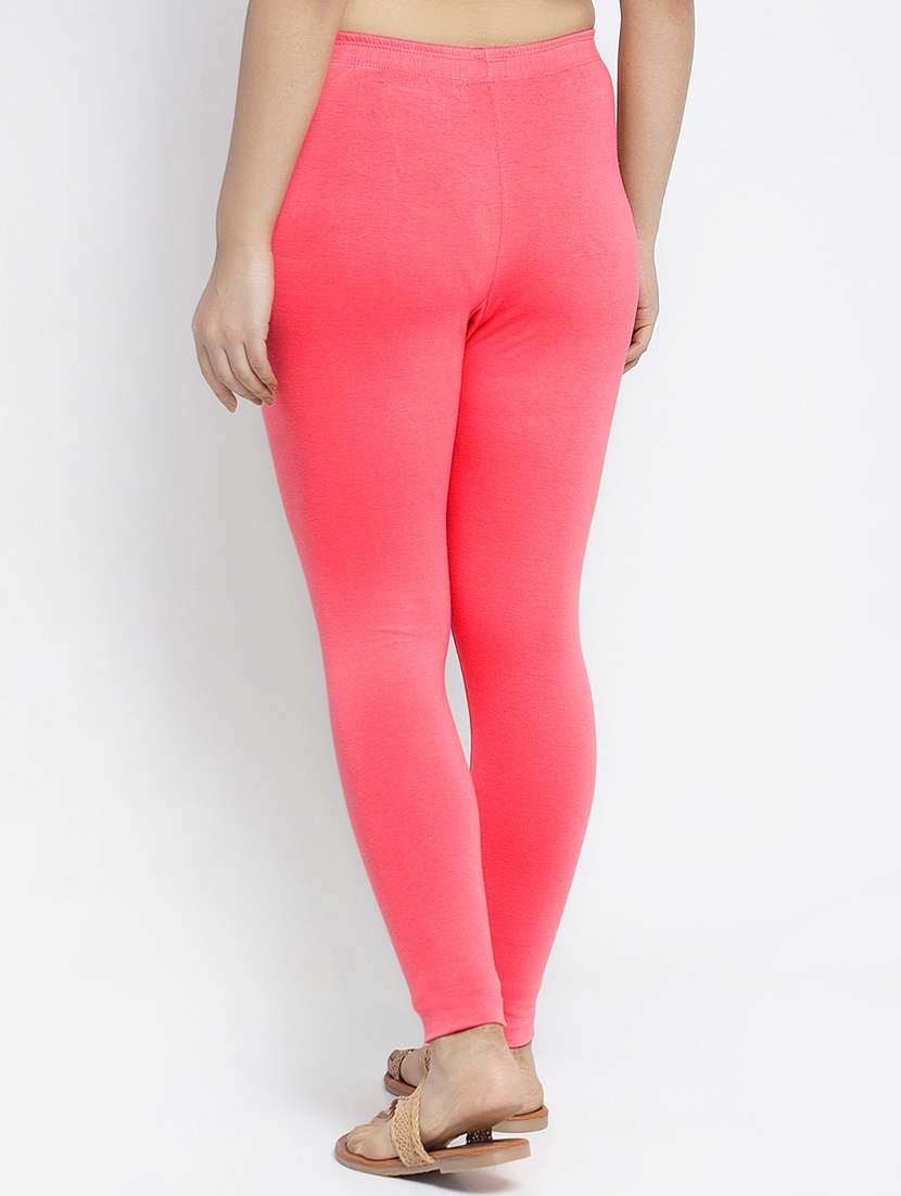 multi colored cotton lycra leggings - 18886288 -  Standard Image - 4