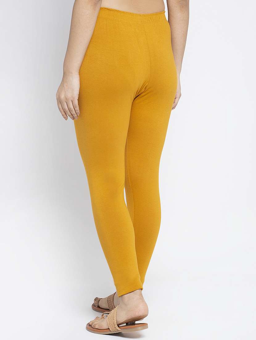 multi colored cotton lycra leggings - 18886296 -  Standard Image - 4