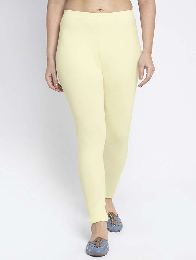 multi colored cotton lycra leggings - 18886298 -  Standard Image - 1
