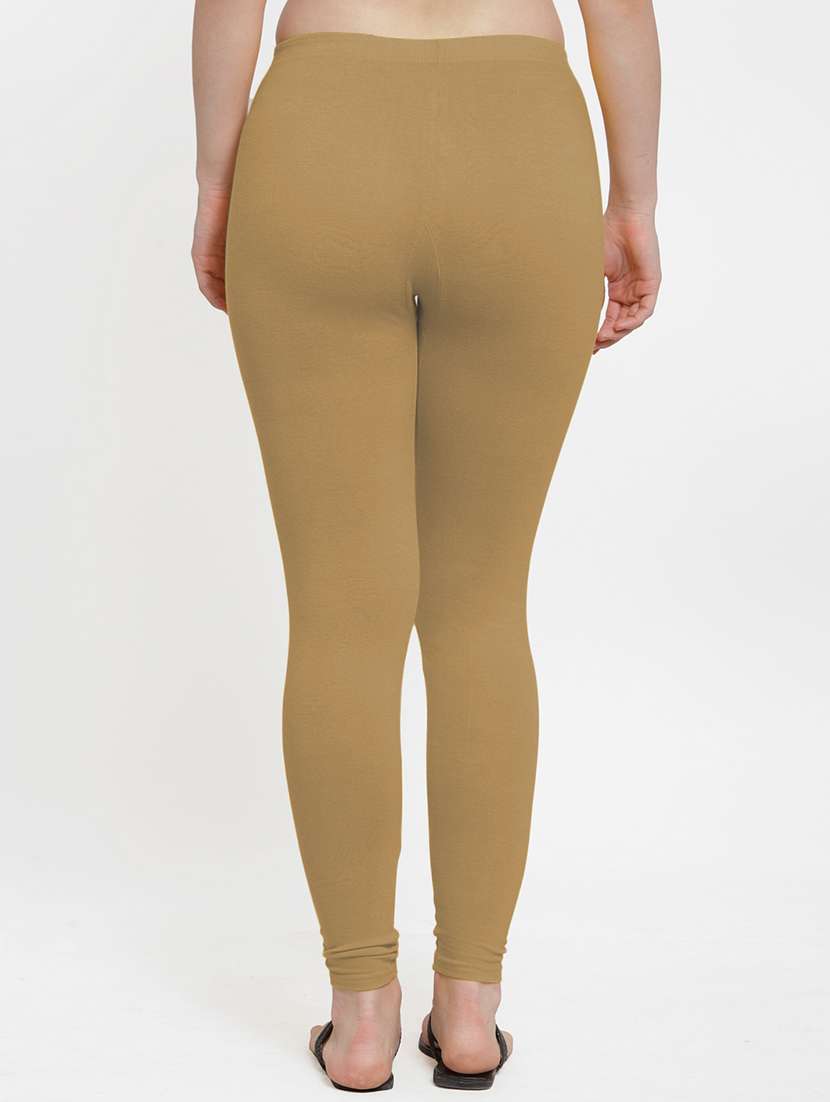 multi colored cotton lycra leggings - 18886300 -  Standard Image - 4