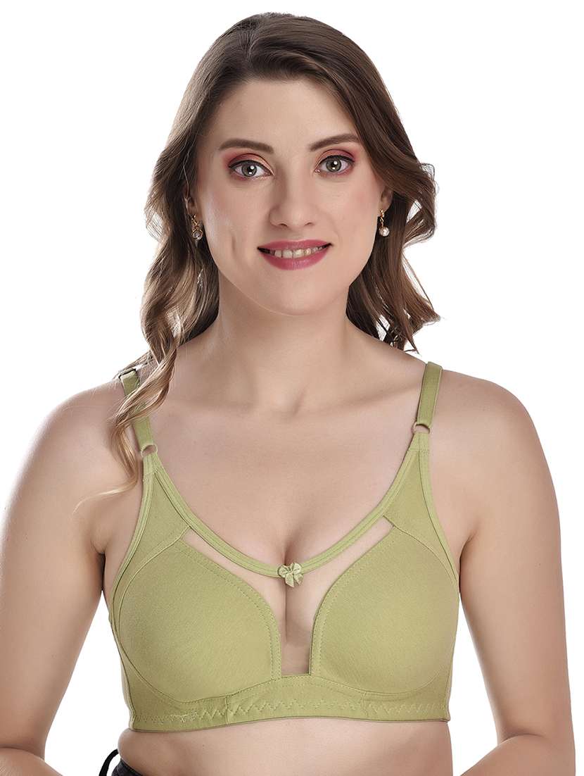 non padded solid regular bra