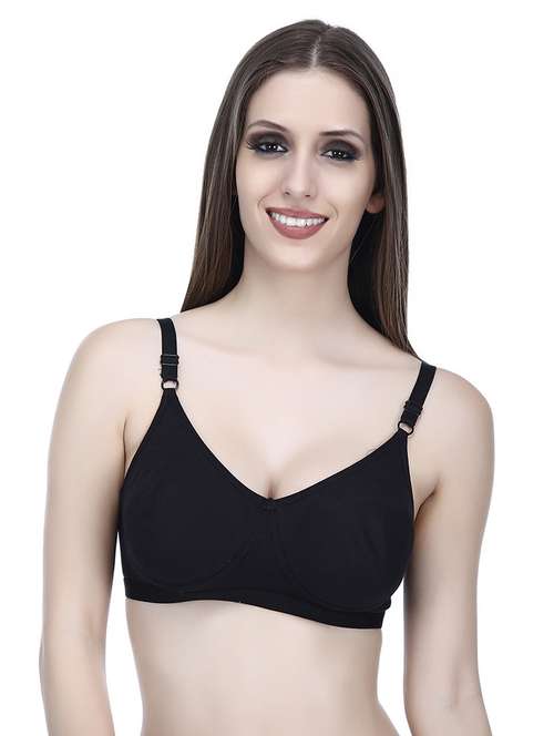non padded solid regular bra - 18886514 -  Standard Image - 0
