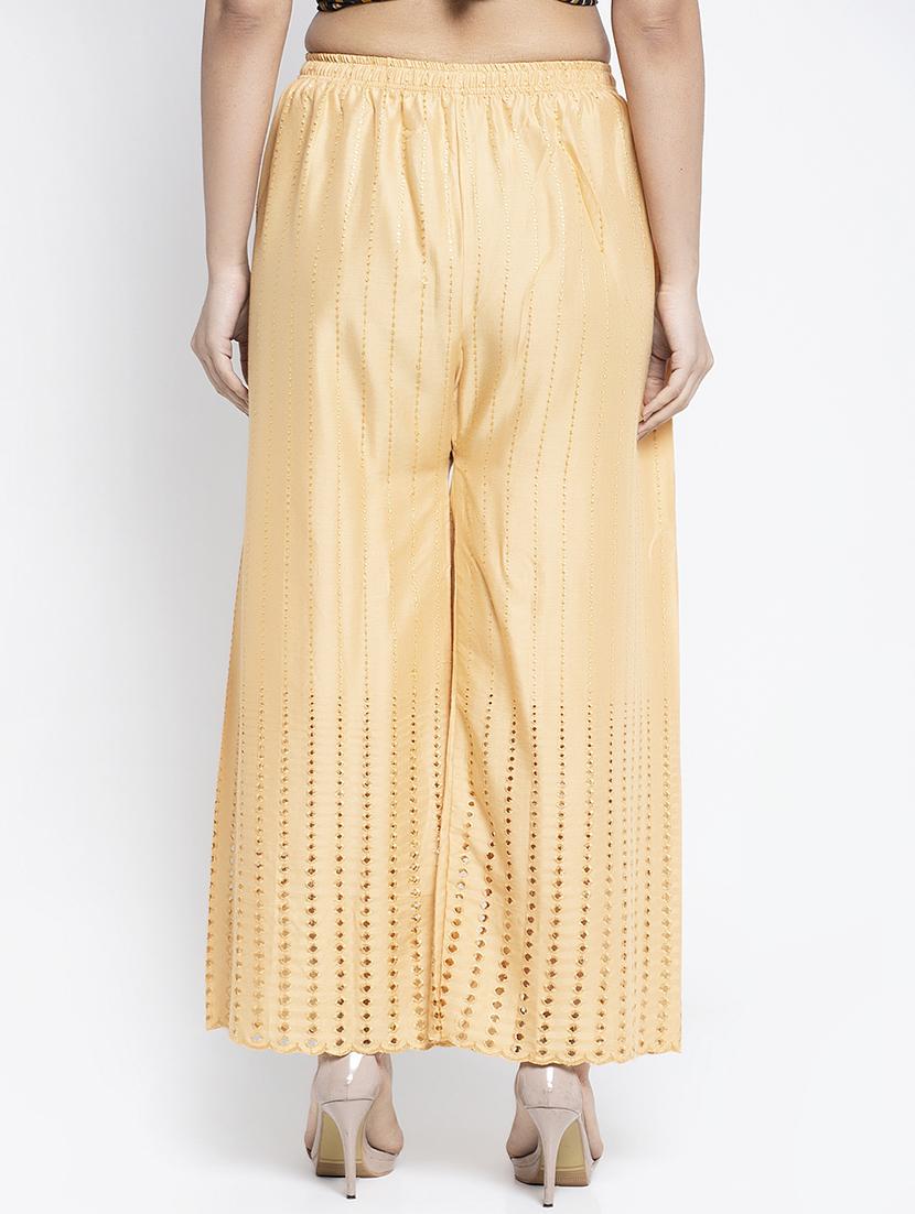 mid rise solid straight palazzo - 18893108 -  Standard Image - 1