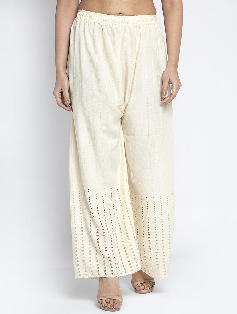 multi colored rayon palazzos - 18893382 -  Standard Image - 1