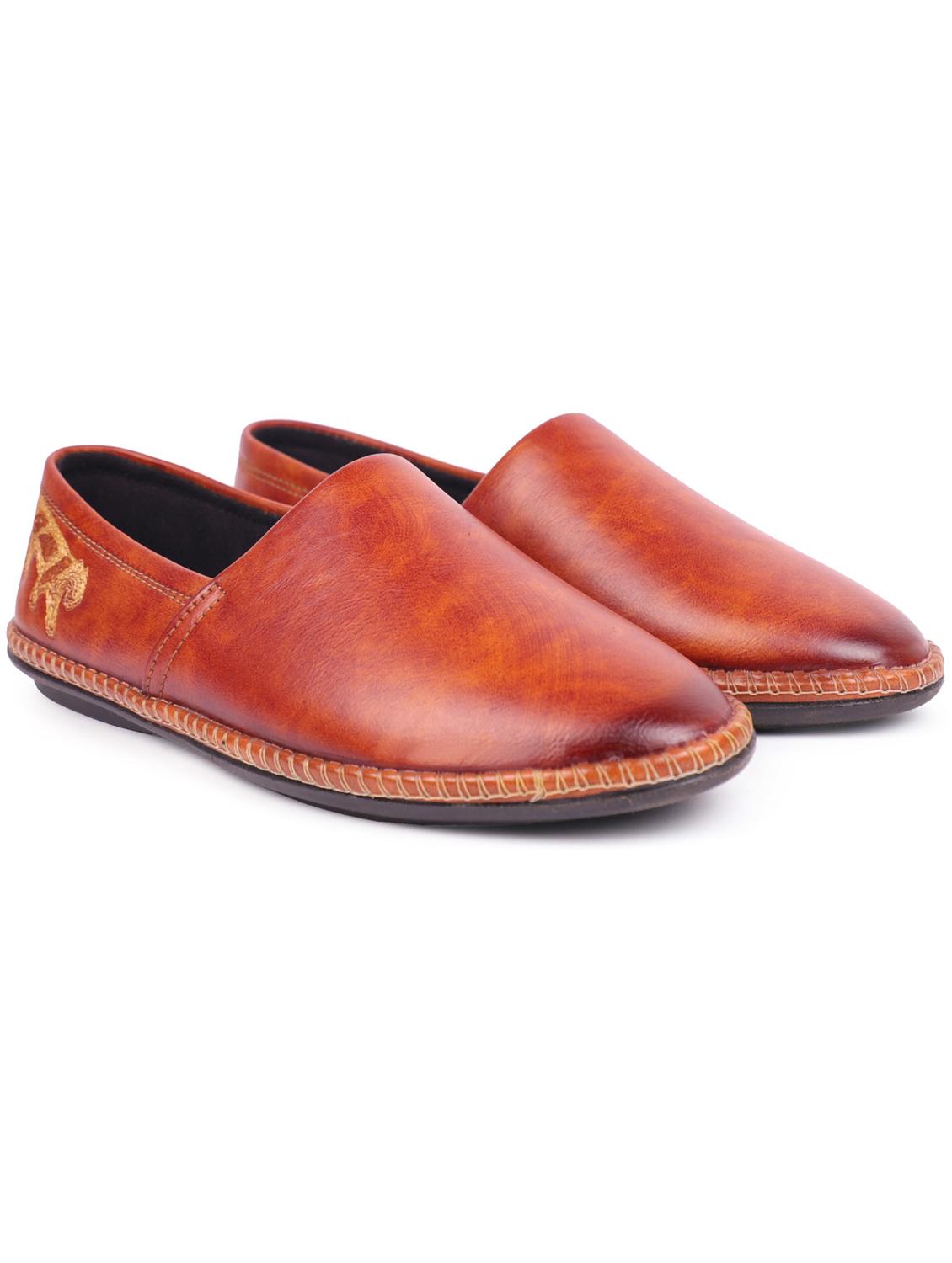 multi colored synthetic slip on loafers - 18894145 - Standard Image - 1