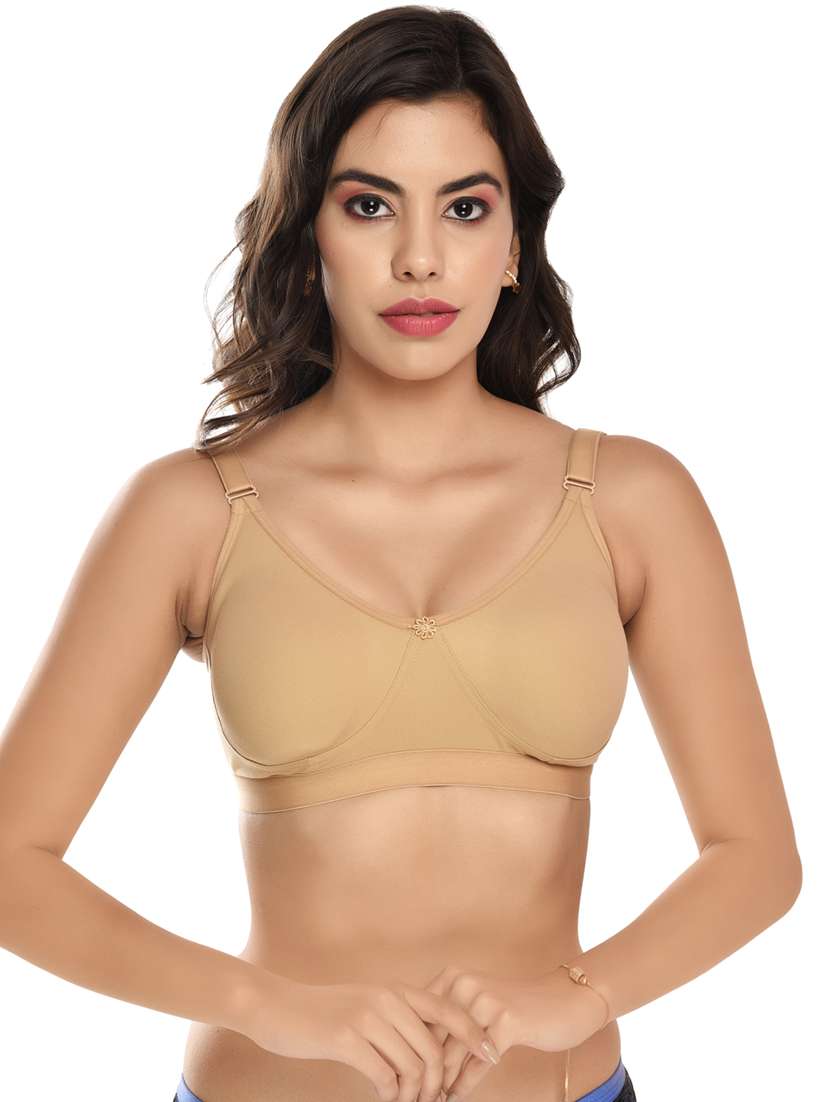 pack of 2 non padded regular bra  - 18899147 -  Standard Image - 1