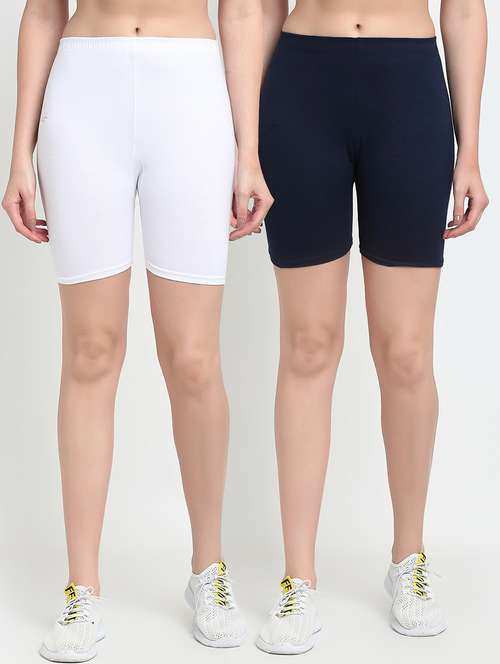 pack of 2 mid rise solid short - 18903769 -  Standard Image - 0