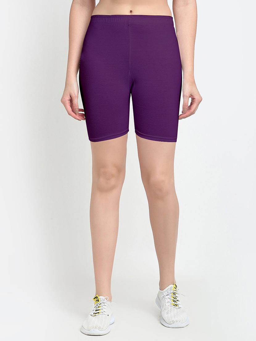 pack of 3 mid rise solid shorts  - 18904341 -  Standard Image - 1