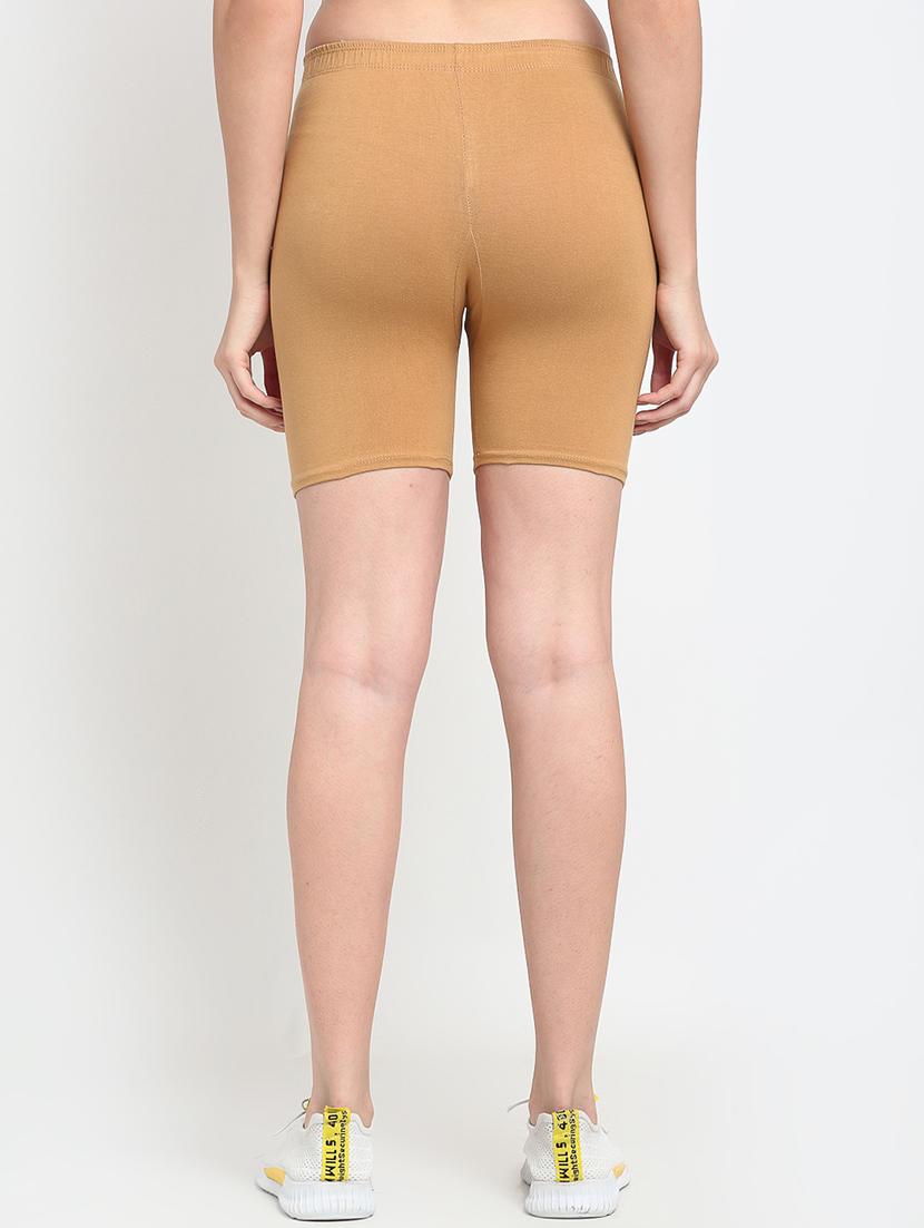 pack of 3 mid rise solid shorts - 18904389 - Standard Image - 4