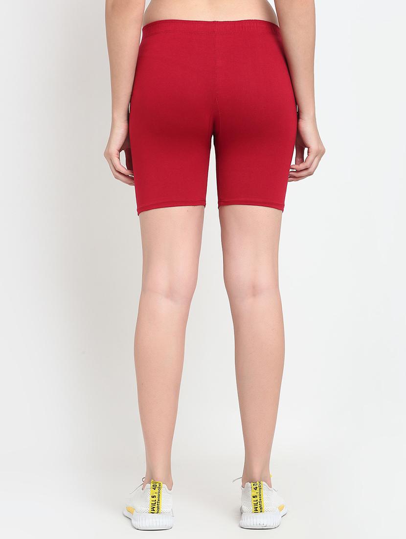 pack of 3 mid rise solid shorts - 18904430 - Standard Image - 4