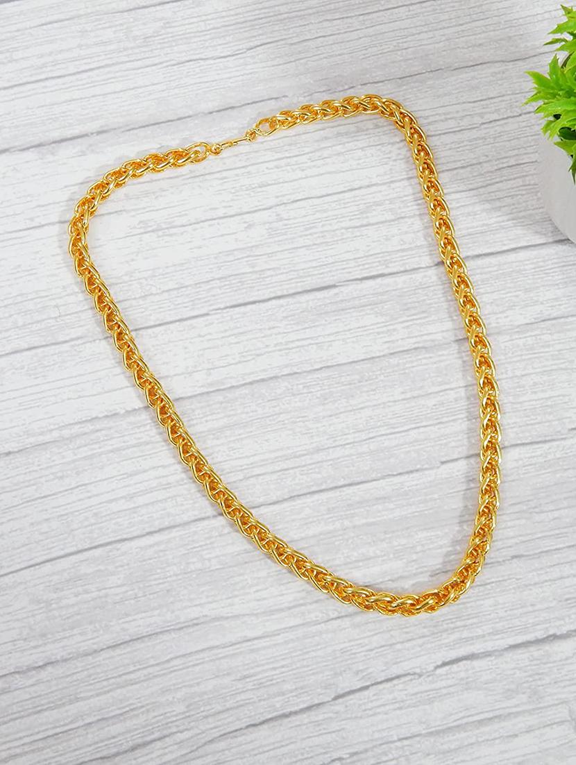 gold brass chain necklace - 18905419 -  Zoom Image - 0