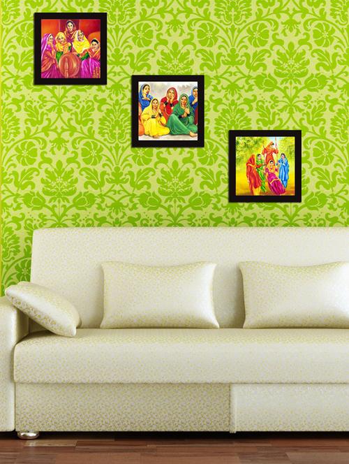 wall hanging paintings combo - 18905666 - Standard Image - 0
