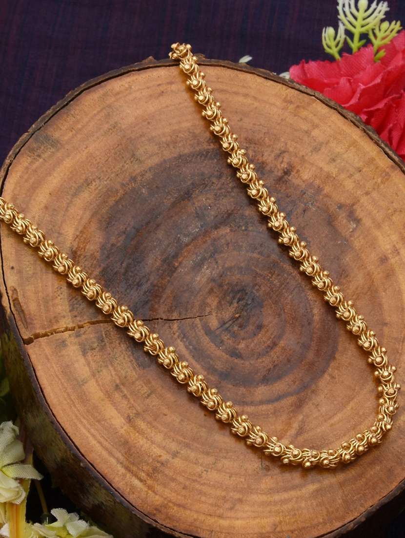  gold plated chain necklace