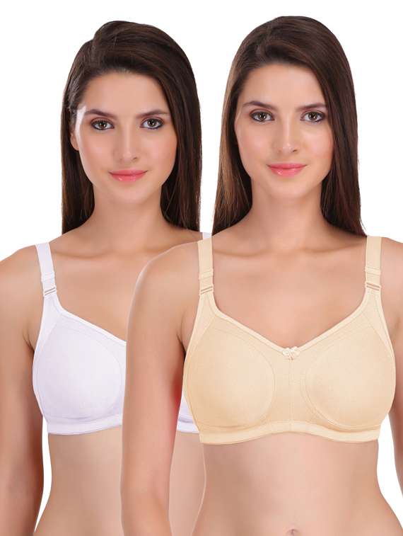 pack of 2- cotton minimizer bra