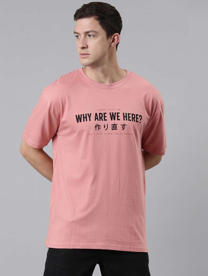 printed cotton men's t-shirt