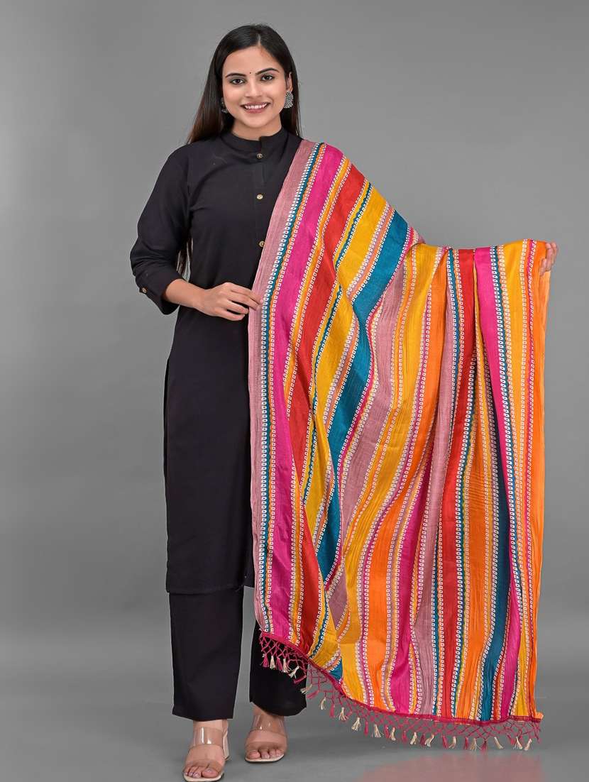 multi colored dupatta