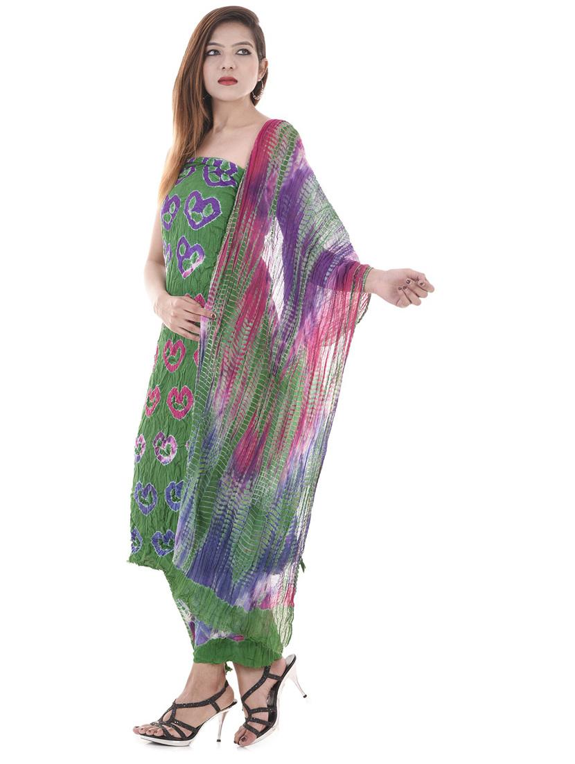 printed unstitched suit set - 18909178 - Standard Image - 1