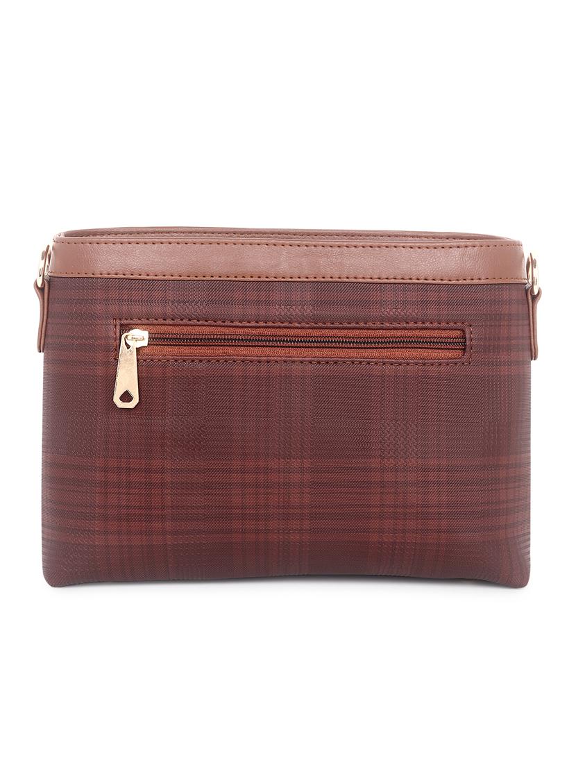 tan leatherette (pu) sling bag - 18909265 -  Standard Image - 1