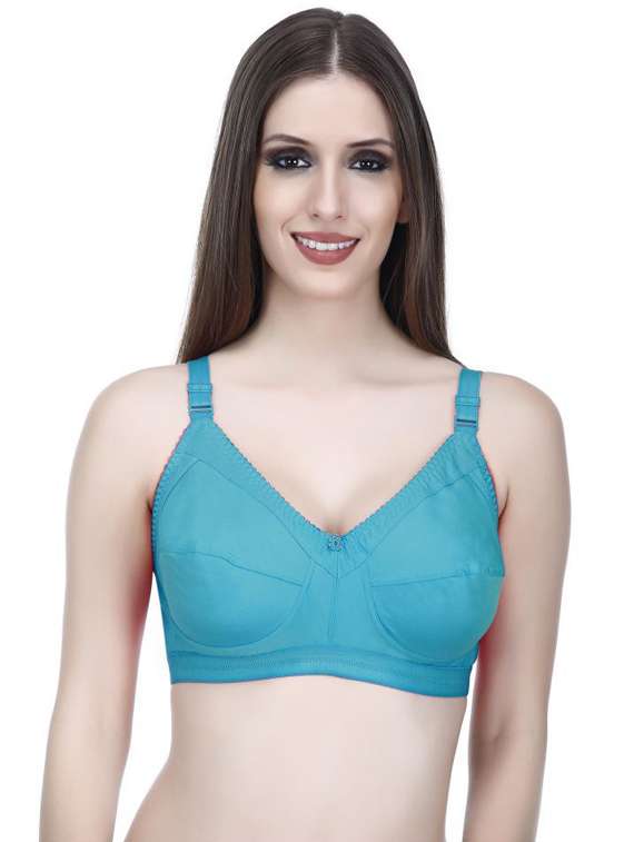 pack of  2 - cotton regular bra - 18909426 -  Standard Image - 4