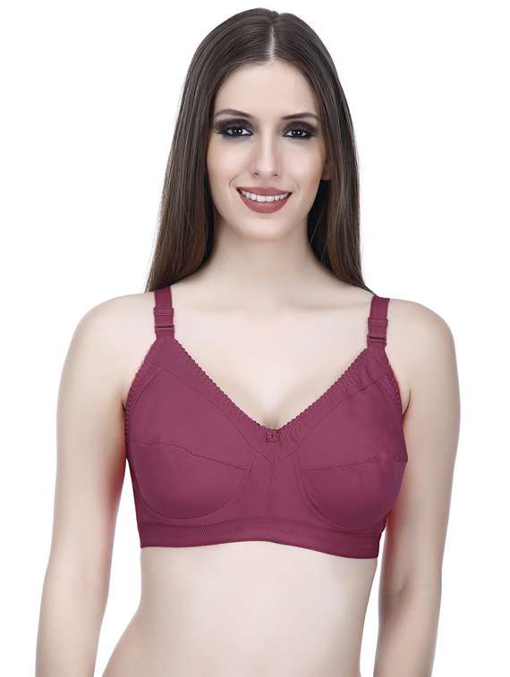 pack of  2 - cotton regular bra - 18909431 -  Standard Image - 4