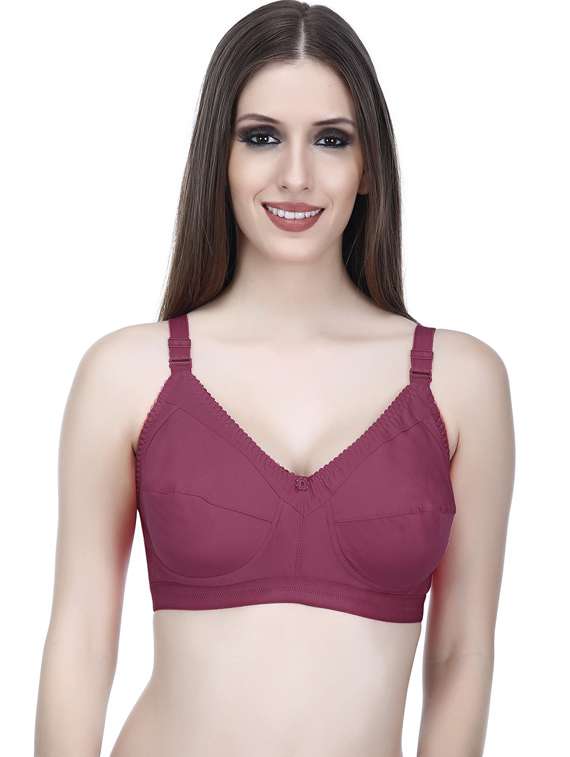 pack of  2 - cotton regular bra - 18909436 -  Standard Image - 4