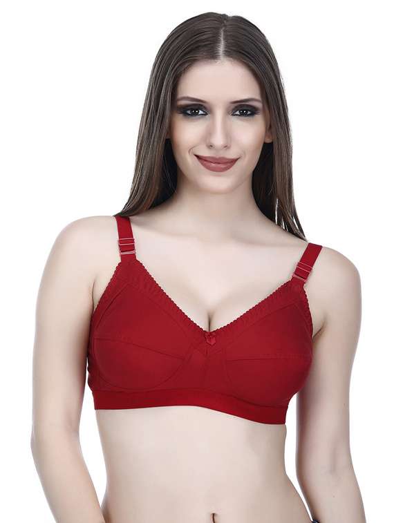 pack of  2 - cotton regular bra - 18909441 -  Standard Image - 4
