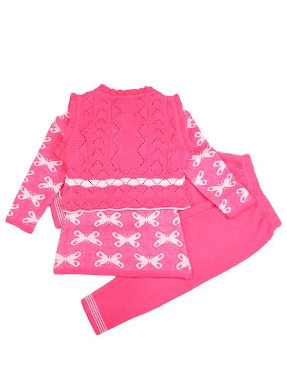 pink wool blend twin sets - 18910118 -  Standard Image - 1
