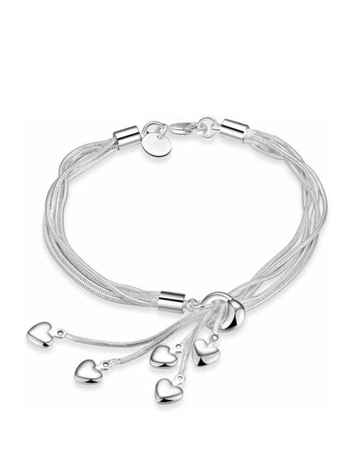 silver plated bracelet - 18910199 - Standard Image - 0