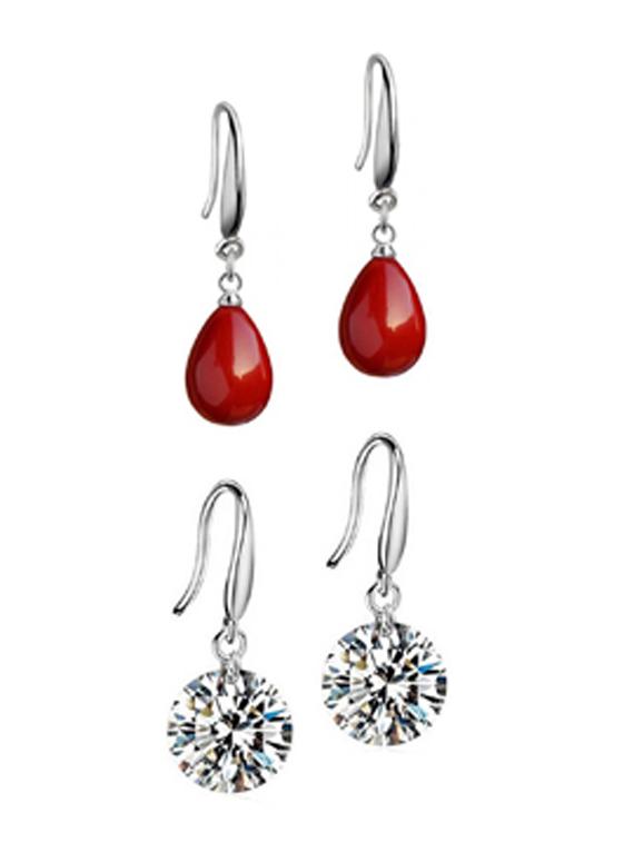 silver colored metal other earring - 18910367 -  Zoom Image - 0