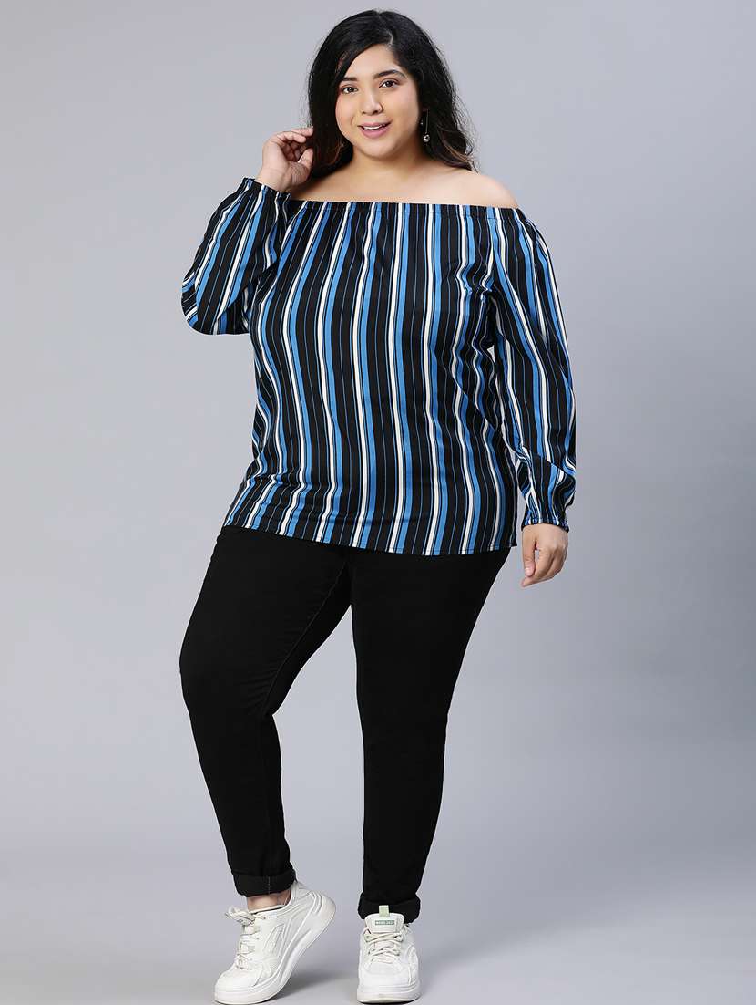 women's straight off shoulder top - 18912747 -  Standard Image - 4