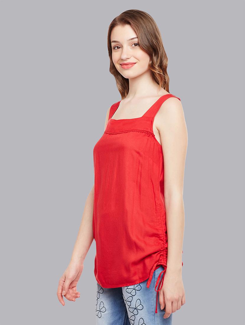 women's a line square neck top - 18912756 - Standard Image - 1