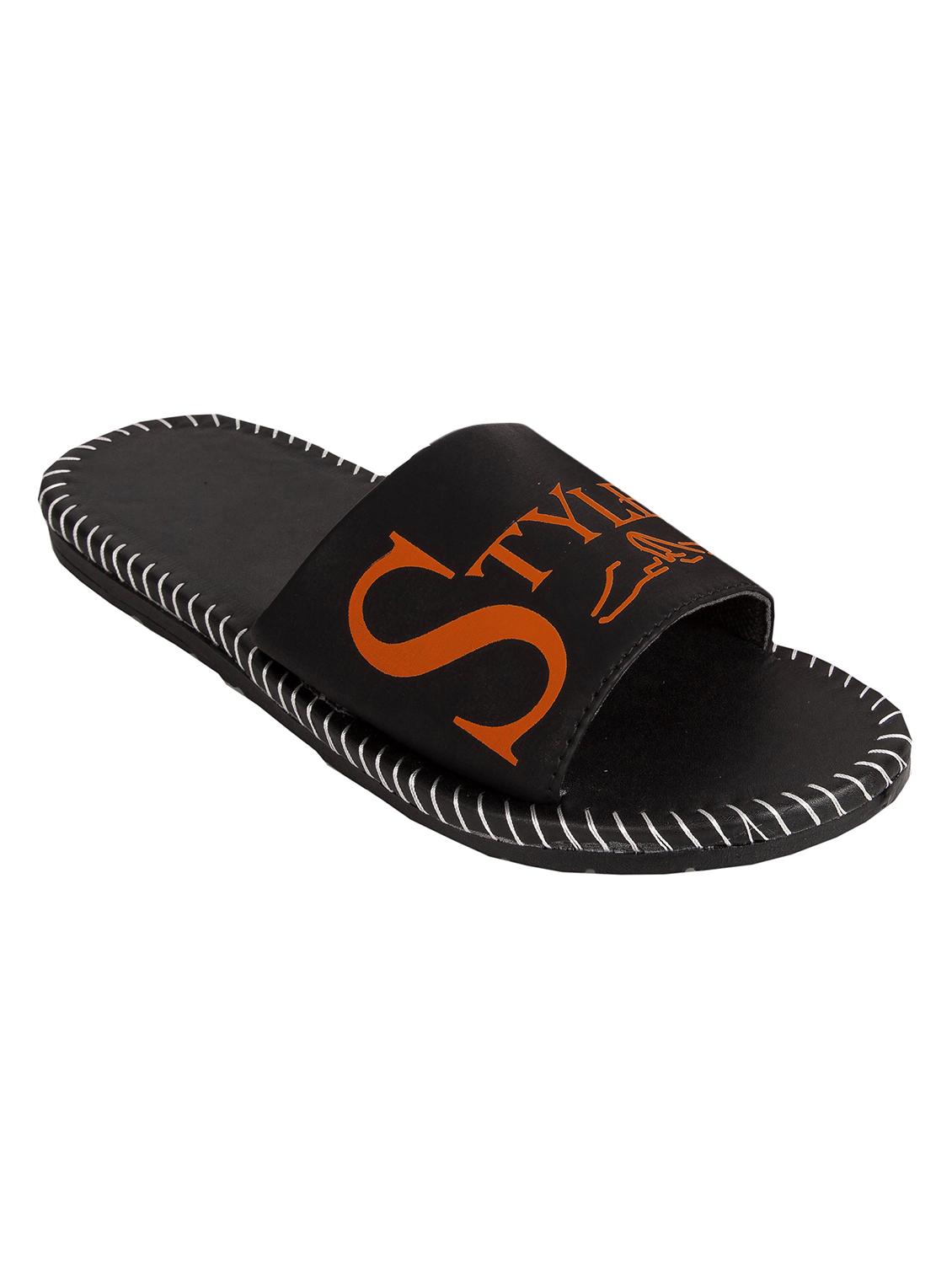 black slip on flip flop - 18928880 -  Standard Image - 1