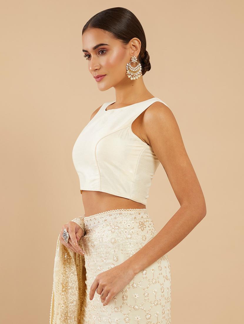 solid white blouse - 18929393 - Standard Image - 1