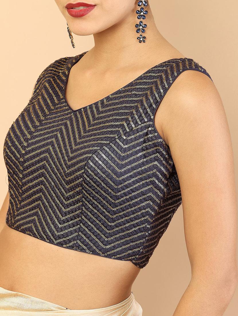 blue sequin blouse - 18929628 - Standard Image - 4