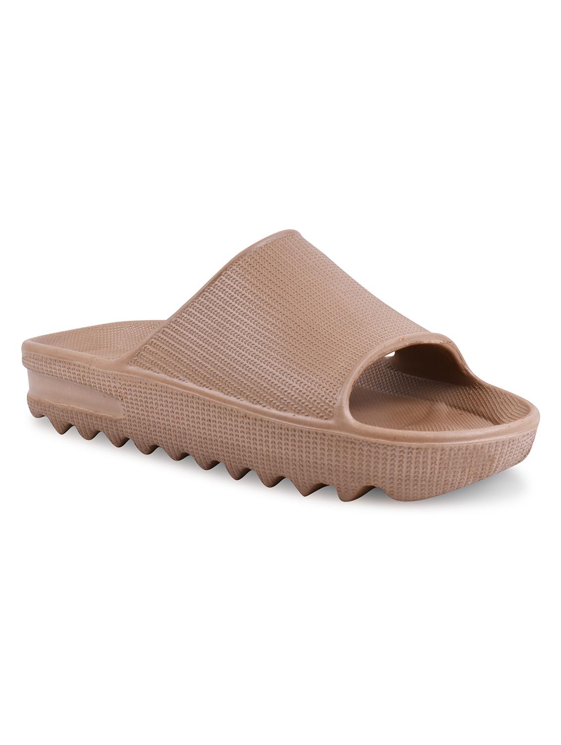 brown open toe flip flop - 18931050 - Standard Image - 1