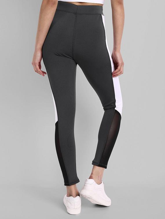 grey colorblocked track pant - 18940412 -  Standard Image - 1