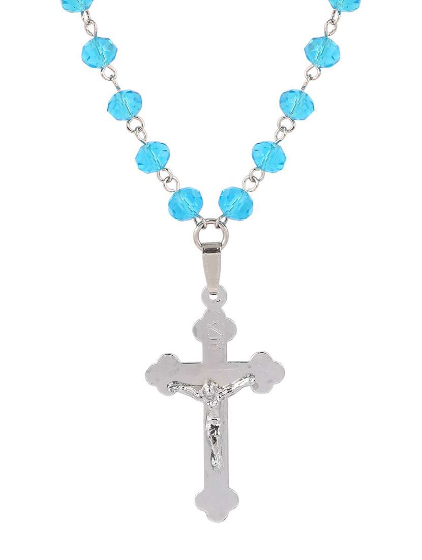 blue plated pendant - 18940610 - Standard Image - 1