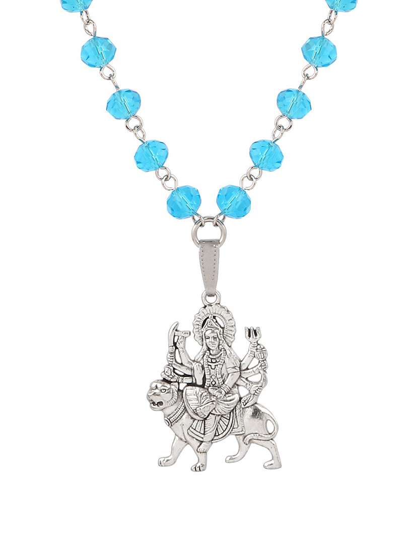 blue plated pendant - 18940618 -  Standard Image - 1