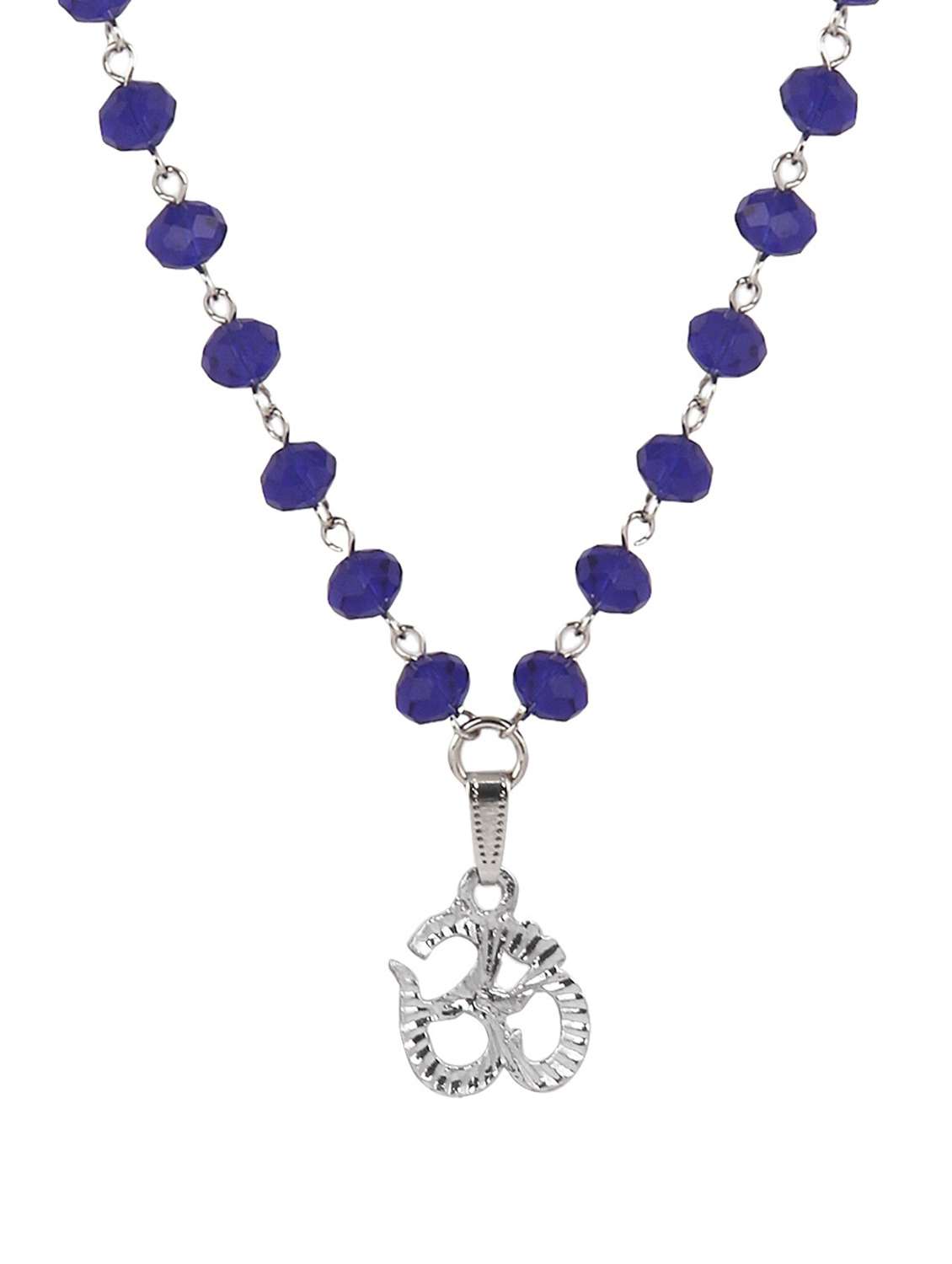 blue plated pendant - 18940621 -  Standard Image - 1