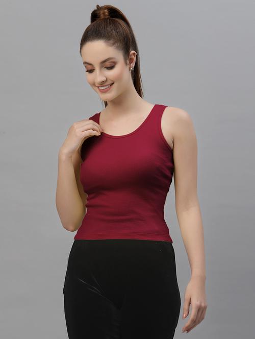 women's crop round neck top - 18949431 -  Standard Image - 0
