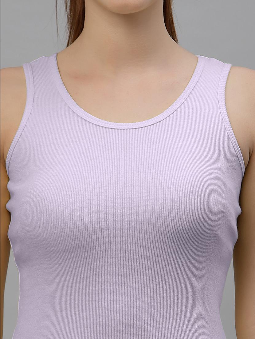 women's solid round neck top - 18949432 - Standard Image - 4