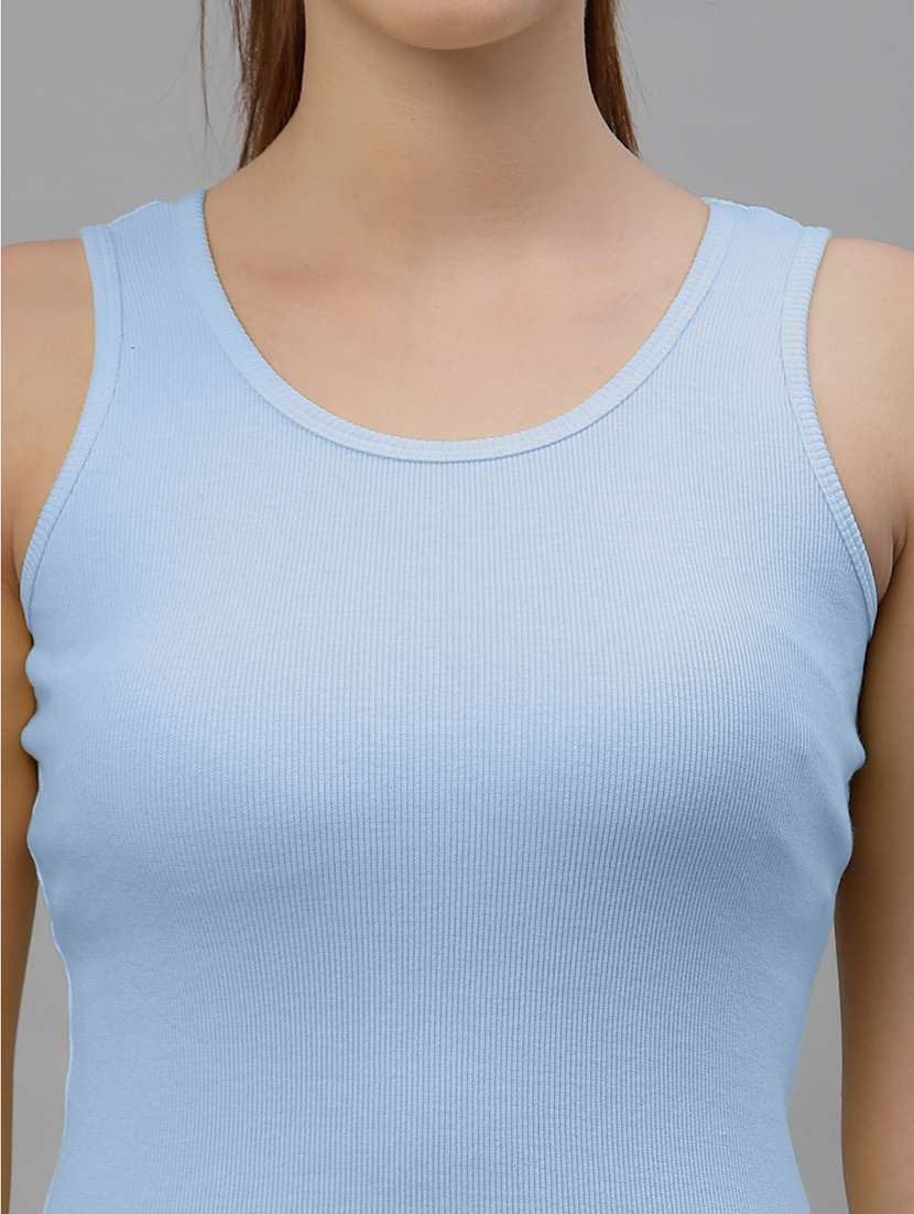 women's crop round neck top - 18949435 -  Standard Image - 4