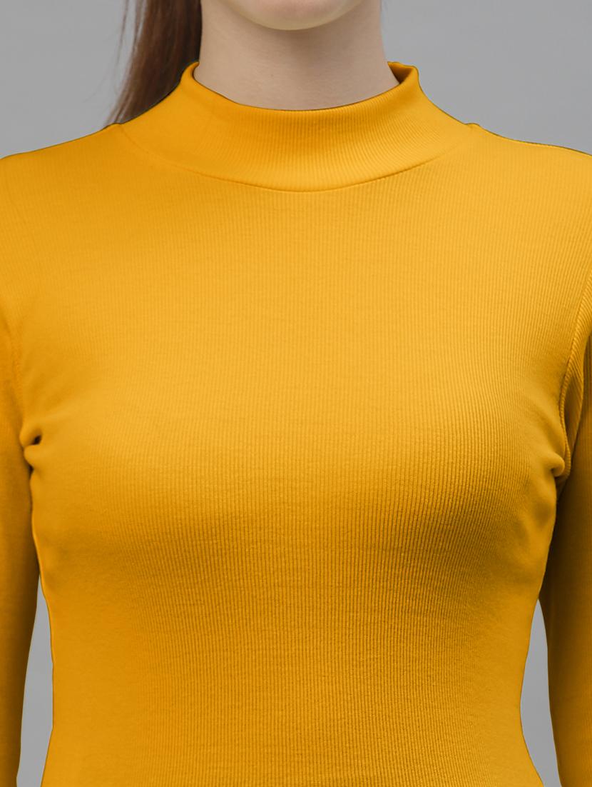women's plain turtle neck top - 18949450 - Standard Image - 4