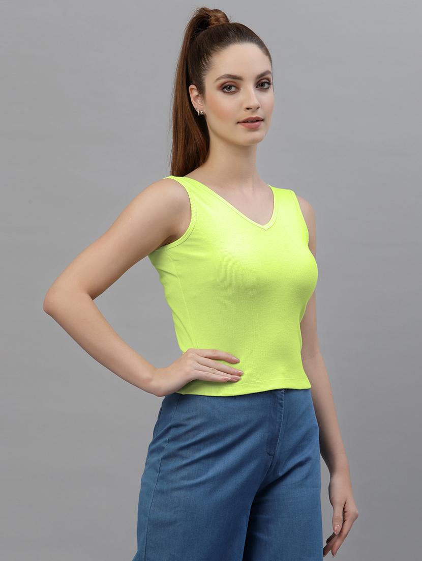 women's crop round neck top - 18949458 -  Standard Image - 1
