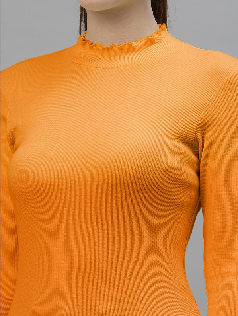 orange cotton regular top - 18949485 - Standard Image - 4