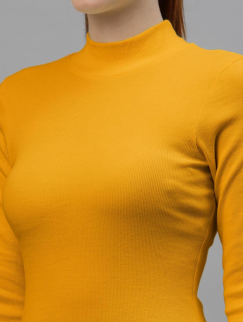 gold cotton regular top - 18949506 - Standard Image - 4