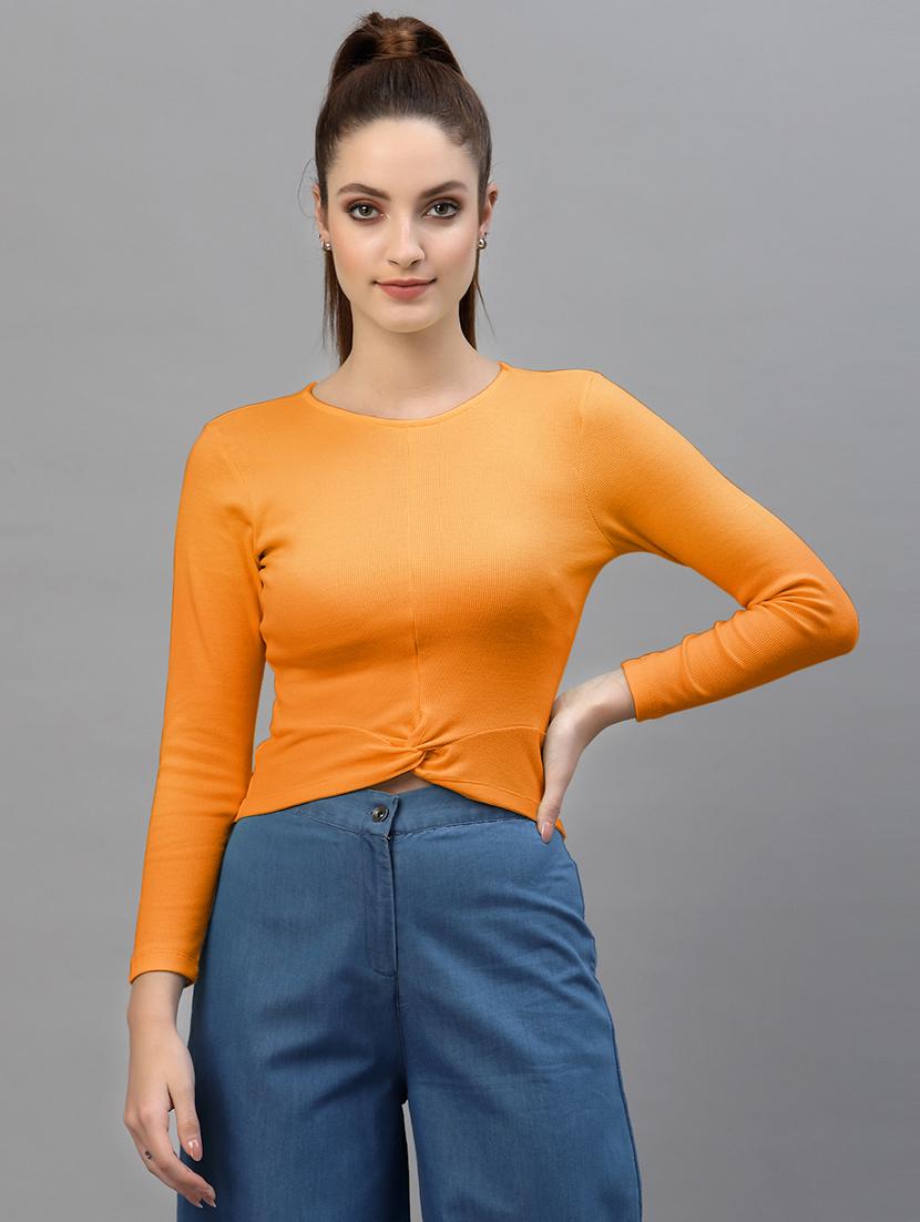 women's straight round neck top - 18949513 - Zoom Image - 0