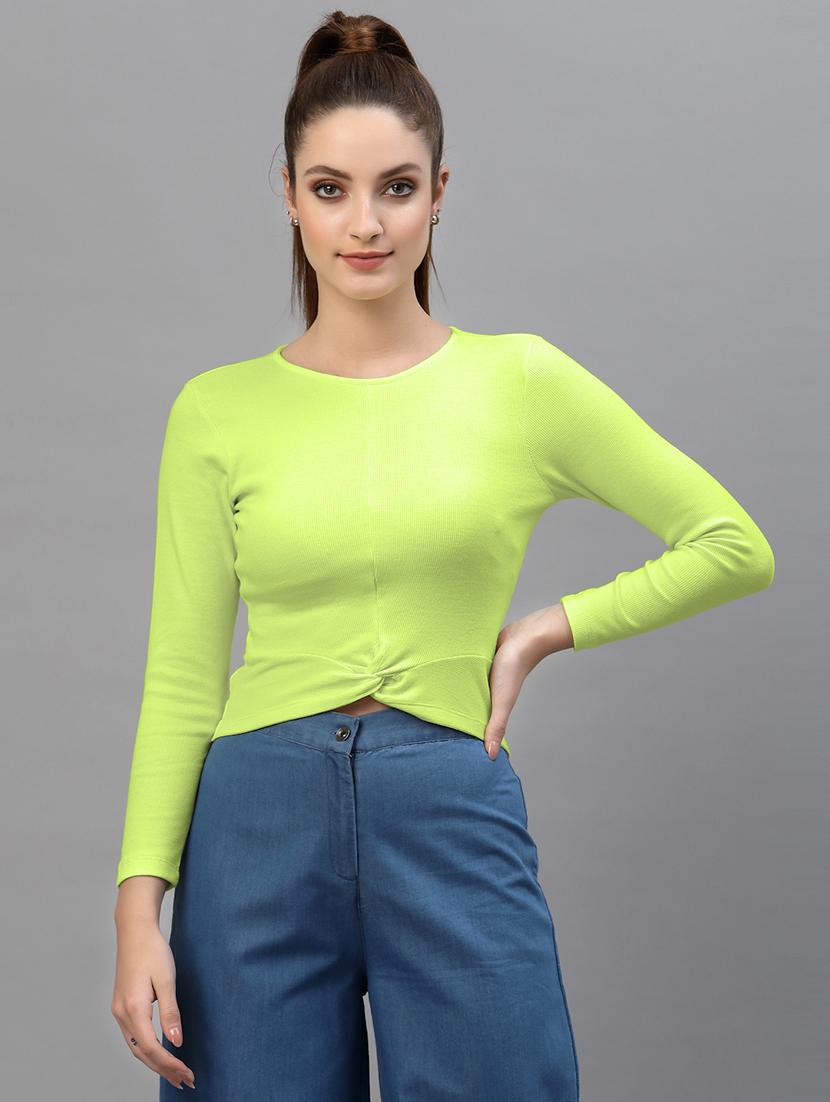 women's straight round neck top - 18949514 - Zoom Image - 0